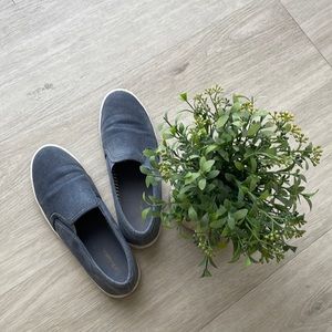 Comfy flats sneakers in jean blue
